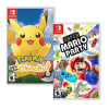 Juego Nintendo Switch Pokémon Lets Go Pikachu + Super Mario Party1