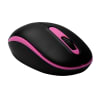 Mouse Inalámbrico Teros 1000DPI TE-5030P Negro/Rosa1
