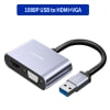 Adaptador USB 3.0 a HDMI + VGA Multipantalla HD Windows, Mac1