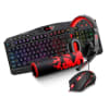 Set Redragon 4 en 1 Teclado Harpe Pro K503A + Mouse M601 + Audífonos H120 + Mousepad P016, S101-BA-21