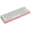 Teclado Gamer Mecánico T-Dagger Arena Blanco Rainbow Inglés Switch Marrón T-TGK321W-BR1
