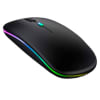 Mouse Inalámbrico Recargable Usb Led Silencioso Ergonómico1