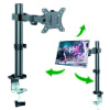 Rack para Monitor Vesa hasta 32 pulg. Regulable 100x100 75x75 8kg 180° Acero Brazo Tubo TU1