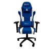 Silla Gamer Teros Reposabrazos 4D Estructura Metal Azul/Blanco TE-8126B1