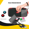 Kit 8 en 1 para Nintendo Switch Lite Estuche + Vidrio + Grips y más6