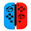 Funda para Joy Cons + 2 Grips Nintendo Switch Protector Rojo/Azul1