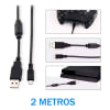 Cable de Carga y Datos para Mando PS4 Dualshock 2 Metros1