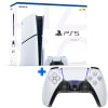 Pack Consola PS5 Slim Lector + Mando Alternativo Blanco Mod. A #CONPS58675#ACCPS588661