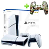 Pack Consola PS5 Slim con Lector 1TB + Funda para Mando PS5 Blanco Militar Camuflado1