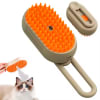 Cepillo Para Gatos y Perros con Vapor Recargable Plegable 12cm Marrón1