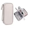 Estuche Organizador Documentos Electrónicos de Viaje Impermeable Gris1
