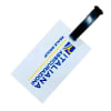 Etiqueta de Maleta Distintivo Datos Silicon 10.5cm Blanco1