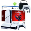 Pack Consola PS5 Slim Spiderman 2 Lector 1TB + Kit 6en1 Mando PS5 Case+Estuche+Grips, ipl1