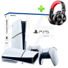 Pack Consola PS5 Slim con Lector 1TB + Audífonos Gamer OneOdio A70 Rojo/Negro1
