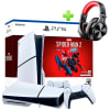 Pack Consola PS5 Slim Spiderman 2 Lector 1TB + Audífonos Gamer OneOdio A70 Rojo/Negro1