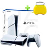 Pack Consola PS5 Slim con Lector 1TB + Estuche para Mando PS5 Amarillo1