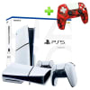 Pack Consola PS5 Slim con Lector 1TB + Funda para Mando PS5 Rojo Camuflado1