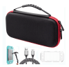 Kit 4 en 1 Nintendo Switch Lite - Estuche + Mica Vidrio + Case + Cable Carga4