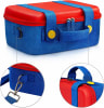 Maleta para Nintendo Switch y Oled Rojo con Azul Grande Resistente5