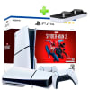 Pack Consola PS5 Slim Spiderman 2 Lector 1TB + Estación de Carga para Mando PS5 Plano1