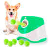 Lanzador Automático de Pelotas para Perros Incluye 3 Pelotas, Inalámbrico Verde1