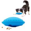 Disco Dispensador de Comida para Perros y Gatos de Goma Azul1