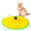 Juguete para Gatos Atrapa Debajo Alfombra Rotativo Amarillo, marb1