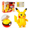 Juguete Pikachu con Pokebola Articulable Pokémon 11cm Original1