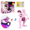 Juguete Mewto con Pokebola Articulable Pokémon 13cm Original1