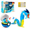 Juguete Gyarados con Pokebola Articulable Pokémon 20cm largo Original1