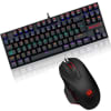 Pack Redragon Teclado Kumara Rainbow Español Switch Rojo K552-KR + Mouse Gainer M6105
