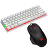 Pack Teclado T-Dagger Arena Blanco Rainbow T-TGK321W-BR + Mouse Gainer M6101