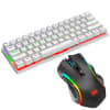 Pack Teclado T-Dagger Arena Blanco Rainbow T-TGK321W-BR + Mouse Griffin M6071