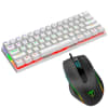 Pack Teclado T-Dagger Arena Blanco T-TGK321W-BR + Mouse Recruit 2, T-TGM1081