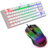 Pack Teclado Redragon Kumara Blanco Switch Rojo K552W-KR + Mouse Imperial T-TGM310RGB1