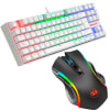 Pack Teclado Redragon Kumara Blanco Switch Rojo K552W-KR + Mouse Griffin M6071