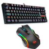 Pack Teclado Redragon Kumara Switch Rojo K552-KR + Mouse Griffin M6071