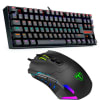 Pack Teclado Redragon Kumara Switch Rojo K552-KR + Mouse Beifadier T-TGM206RGB1