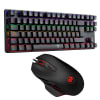 Pack Teclado Gamer T-Dagger Bora Rainbow Español Switch Azul T-TGK313-BL + Mouse Gainer M6101