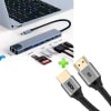 Pack Adaptador 8 en 1 USB C a HDMI 4K, Lan RJ45, 2xUSB 3.0, PD, USB C, SD, TF + Cable HDMI 2.11