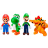 Pack 4 Figuras Mario + Luigi +Yoshi+Bowser 12-10-12-9cm1