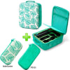 Pack Maleta para Nintendo Switch y Oled Verde Animal Crossing + Estuche Verde Oscuro/Blanco1