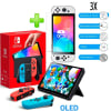 Pack Consola Nintendo Switch OLED Neón + 3 und Mica de Vidrio1