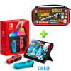 Pack Consola Nintendo Switch OLED Neón + Estuche Mario Kart1