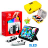 Pack Consola Nintendo Switch OLED Blanco + Maleta Pikachu1