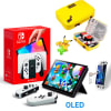 Pack Consola Nintendo Switch OLED Blanco + Maleta Pikachu + Mica Vidrio1