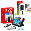 Pack Consola Nintendo Switch OLED Blanco + Cargador Nintendo Original1