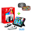 Pack Consola Nintendo Switch OLED Blanco + Estuche Mario Kart1