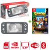 Consola Nintendo Switch Lite Gris + Crash Bandicoot N Sane Trilogy1