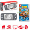 Consola Nintendo Switch Lite Gris + Crash Team Racing Nitro Fueled1